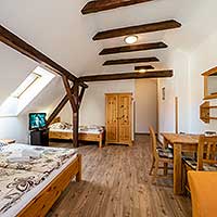 Room no. 3, interior, Guesthouse & Suites V Suchu Český Krumlov
