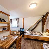 Room no. 4, interior, Guesthouse & Suites V Suchu Český Krumlov